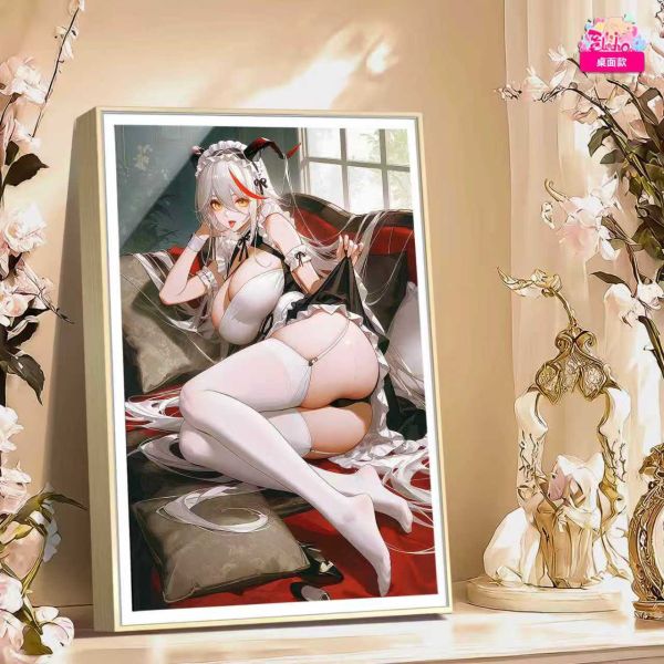 【海外代購】阿喵畫社 女僕 埃吉爾 8k超大高清裝飾畫 滑鼠墊 午睡毛毯 床頭地墊 