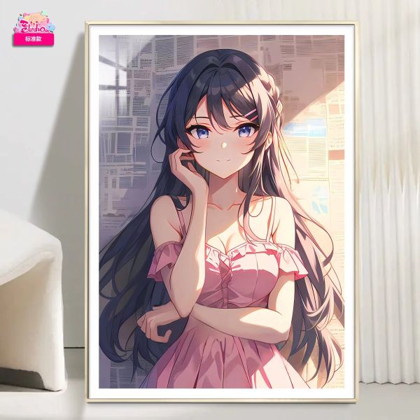 【海外代購】阿喵畫社 櫻島麻衣 新品8k超清裝飾畫 