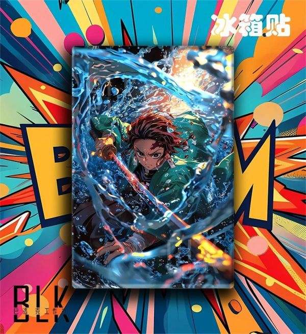 【海外代購】巴洛克 《水之炭治郎》鬼滅之刃無限城篇裝飾畫冰箱貼 