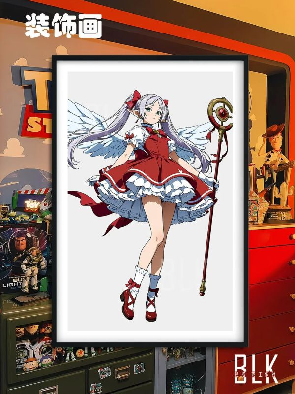 【海外代購】巴洛克 《魔法少女芙莉蓮》葬送的芙莉蓮裝飾畫冰箱貼 