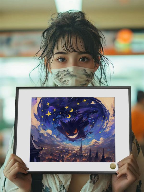 【海外代購】皇呱 星空耿鬼 梵谷裝飾畫 01 