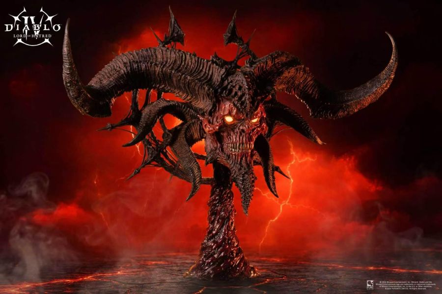 【預定】Purearts DIABLO IV: LORD OF HATRED MEPHISTO LIFE-SIZE SCALE ART MASK 《暗黑破壞神 IV：憎恨之王》墨菲斯托 真人1/1比例藝術面具 