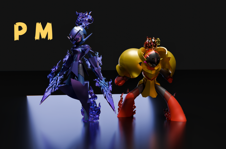 【預定】PM 刃鬼/鎧騎/炭小侍（洛克人） 
