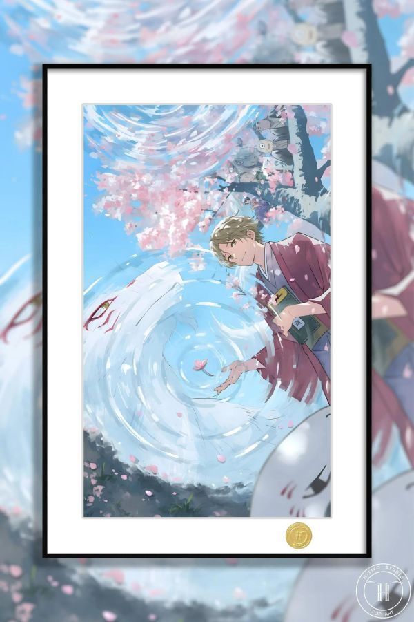 【海外代購】H2工作室 《夏目和斑》夏目友人帳裝飾畫 