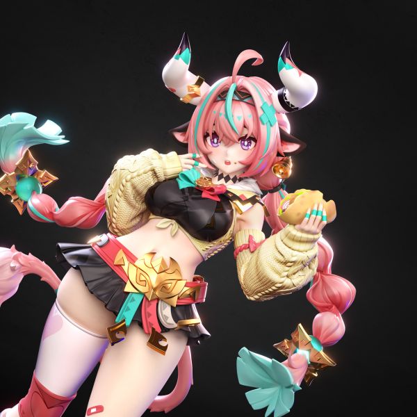 【預定】小浣熊 牛牛 法爾伽 