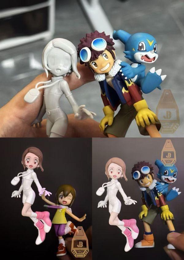 【海外代購】JBS 羈絆社 數碼寶貝02八神光/嘉兒 /小狗獸 