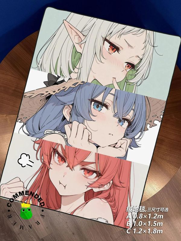 【海外代購】皇呱 《可愛老婆》無職轉生裝飾畫 午睡毯 地毯 