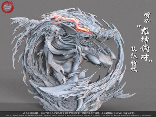 【台灣現貨】Fantasy幻想屋 八大師共鳴系列 第一彈 竹蘭&烈咬陸鯊 白衣 