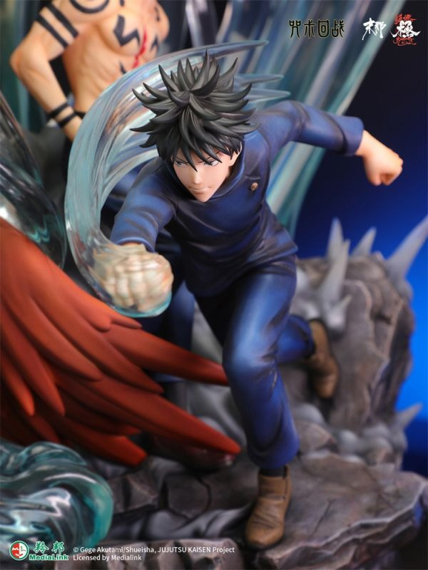 【海外現貨】末那魂燃 咒術回戰 伏黑惠vs兩面宿儺：初戰 正版授權雕像 