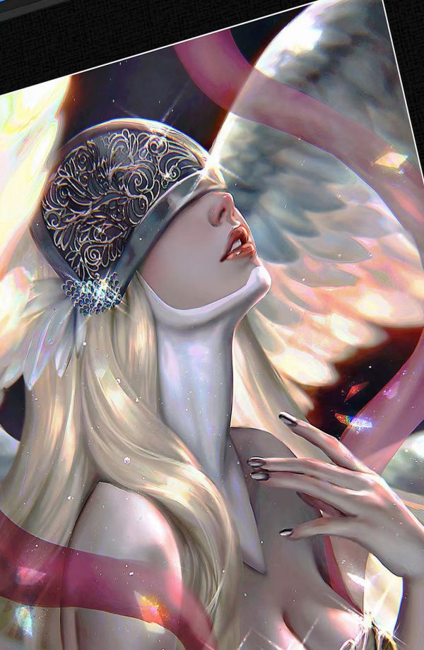 【海外代購】千鳥社 數碼寶貝 天女獸Angewomon潮流裝飾畫 