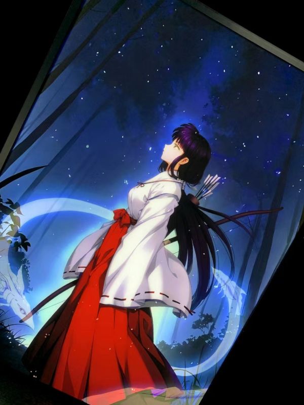 【海外代購】萌萌匠 犬夜叉桔梗燈飾畫二次元週邊掛畫禮物 