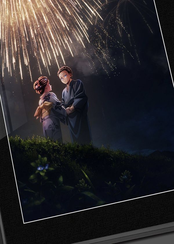 【海外代購】千鳥社 《戀雪狛治求婚》鬼滅之刃無限城猗窩座戀雪狛治煙火主視覺圖裝飾畫 