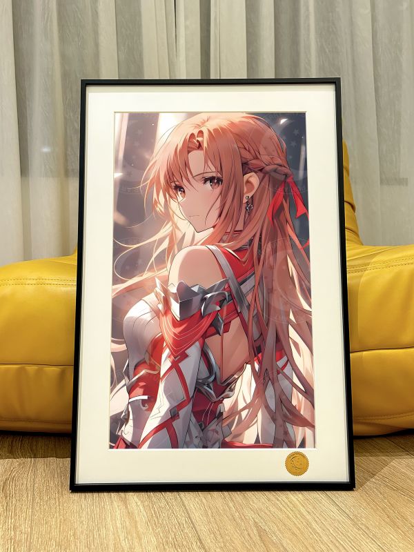 【海外代購】星空 《亞絲娜》結城明日奈刀劍神域蒂塔妮亞動畫裝飾畫 