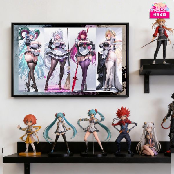 【海外代購】阿喵畫社 禦姐華姿四重奏系列二fate女僕 fate新品8k全景高清裝飾畫 床頭地墊 冰箱貼 