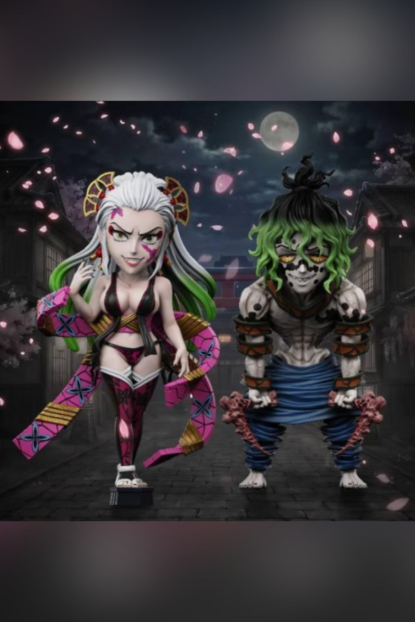 【預定】V8 鬼滅之刃人物上弦人物補齊-上弦陸-墮姬/妓夫太郎 
