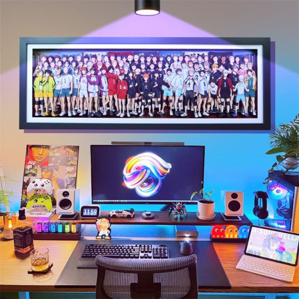 【海外代購】KALA HOME  排球少年全家福立體畫 