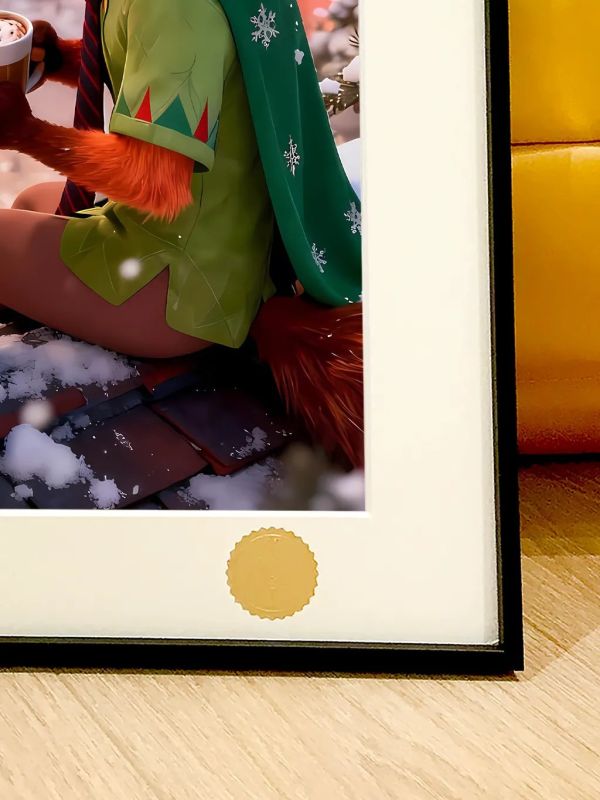 【海外代購】星空《聖誕動物城》瘋狂動物城2Zootopia朱迪尼克裝飾畫 