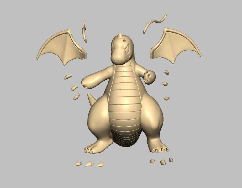 【預定】maxpower 王牌/陣容系列·第二彈 快龍素組 (可單獨站立) 