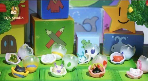 【海外代購】獨角獸 創始村系列 一代孵化數碼蛋+睡眠幼年期1 