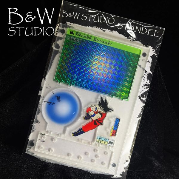 【海外代購】黑白畫映 B&W Studio 亞克力鐳射立牌 龍珠本彈1/2/3號卡 悟空 比克 DCS-001/DCS-002/DCS-003 