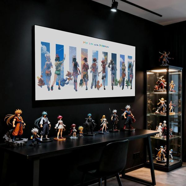 【海外代購】千鳥社 《追逐夢想的訓練家》寶可夢歷代地毯鼠標墊裝飾畫 鼠標墊 地毯 