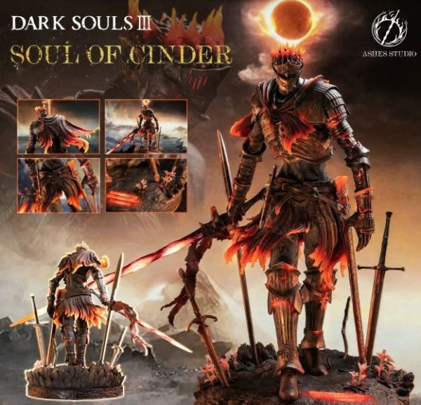 【海外代購】灰燼 Ashes 黑暗靈魂 薪王化身 Soul of Cinder from Dark Souls. 
