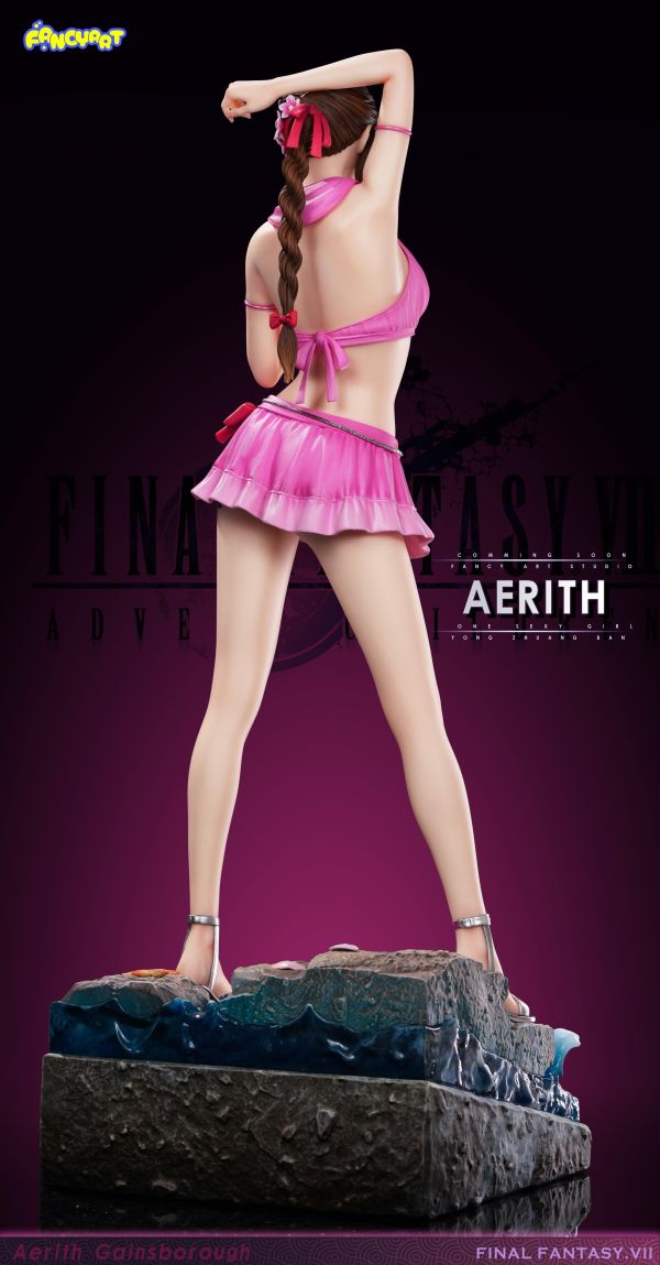 【預定】Fancy Art FF遊戲 Bikini 泳裝系列02－愛麗絲（Aerith Gainsborough） Final Fantasy VII（最終幻想VII） 