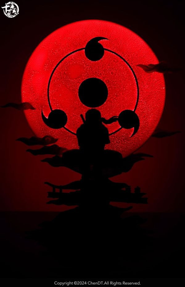 【台灣現貨】十年百忍 月下暗部鼬 A版(紅月彩色人物) 