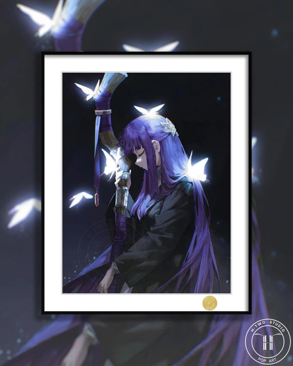 【海外代購】H2工作室《夢幻菲倫》葬送的芙莉蓮Fern裝飾畫 