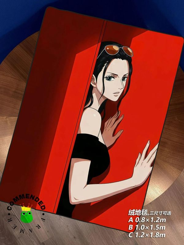 【海外代購】皇呱 《赤影羅賓》海賊王妮可·羅賓裝飾畫 午睡毯 地毯 