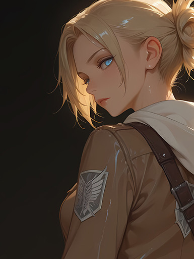 【海外代購】巴洛克 《阿尼》Annie進擊的巨人女巨人艾倫調查兵團三笠動畫裝飾冰箱貼 