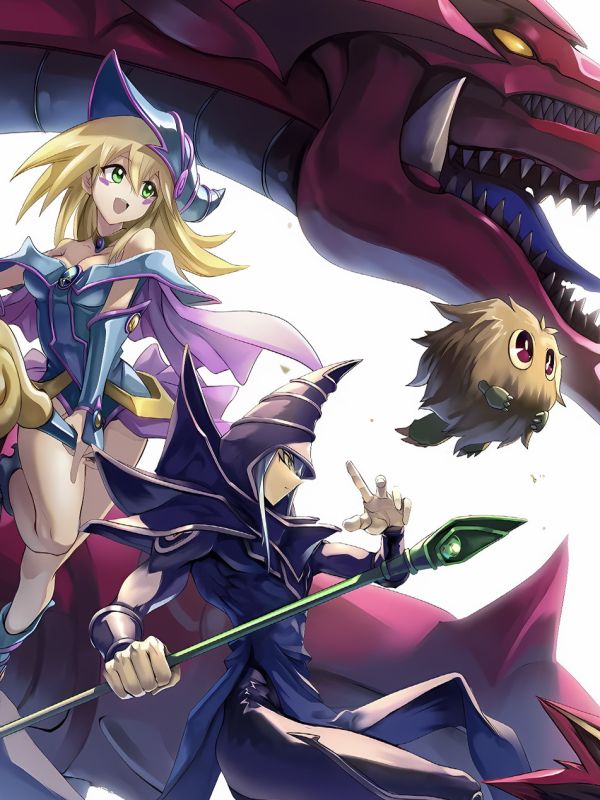 【海外代購】星空 《出擊武藤遊戲》阿圖姆遊戲王黑魔導女孩三幻神天空龍動畫裝飾畫 