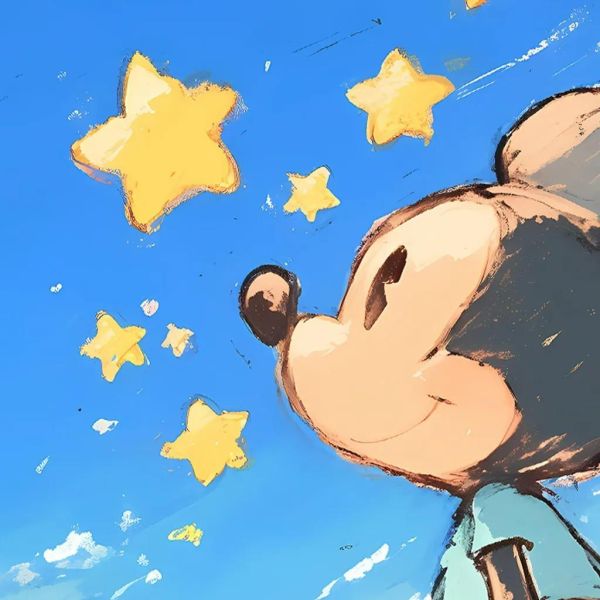 【海外代購】星空 《星星米奇》Mickey米老鼠迪士尼裝飾畫 