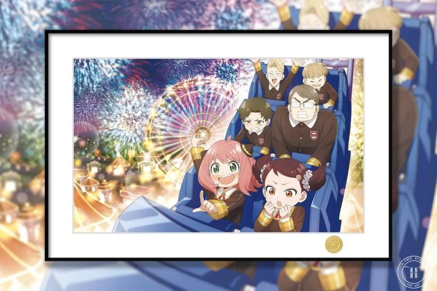 【海外代購】H2工作室《遊樂園學院組》間諜過家家裝飾畫 