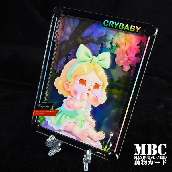 【海外代購】黑白畫映 B&W MBC Manbutsu Card 哭娃 Crybaby 桌面立體裝飾卡磚 