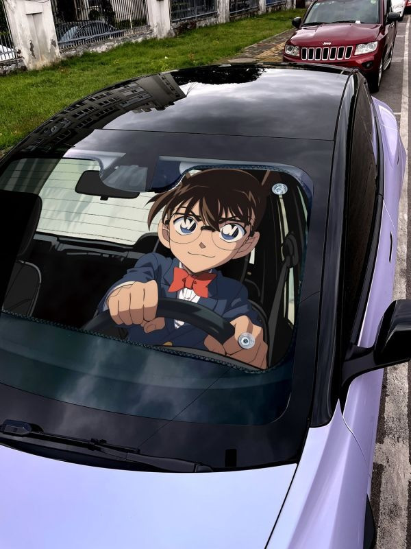 【海外代購】千鳥社 《汽車前擋遮陽-柯南》開車名偵探柯南 