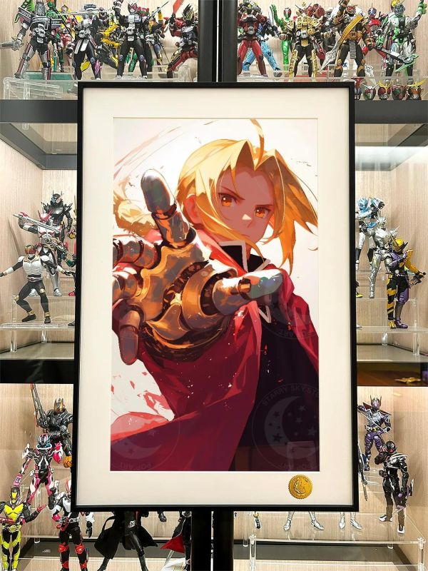 【海外代購】星空《帥氣愛德華》鋼之鍊金術師裝飾畫 