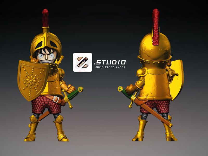 【預定】Zzz jump50週年 第八彈 古堡黃金盔甲魯夫 