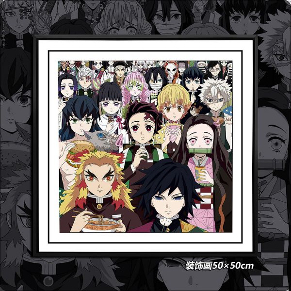 【海外代購】千鳥社 《鬼殺隊的美食時光》 鬼滅之刃鬼殺隊富岡義勇時透炭治郎杏壽郎九柱午睡毯地毯裝飾畫 地毯 午睡毯