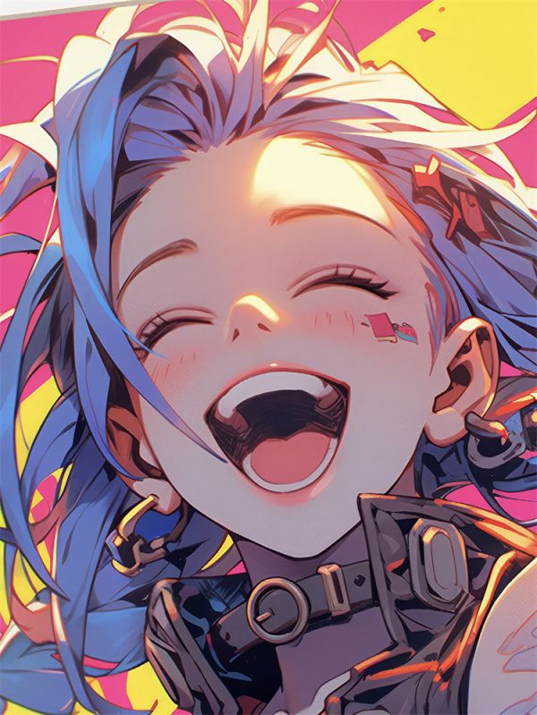 【海外代購】星空 未蘿莉金克斯 暴走蘿莉放縱砲手 裝飾畫 