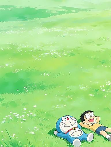 【海外代購】巴洛克 《草坪哆啦》裝飾畫 哆啦A夢 