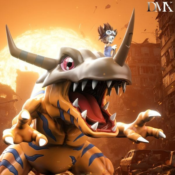 【預定】DMX 數碼寶貝 一代騎乘共鳴系列第四彈 暴龍獸&八神太一 