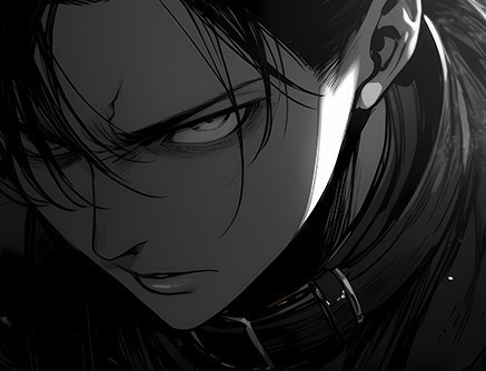 【海外代購】巴洛克 《兵長利威爾》進擊的巨人Levi裝飾畫冰箱貼 