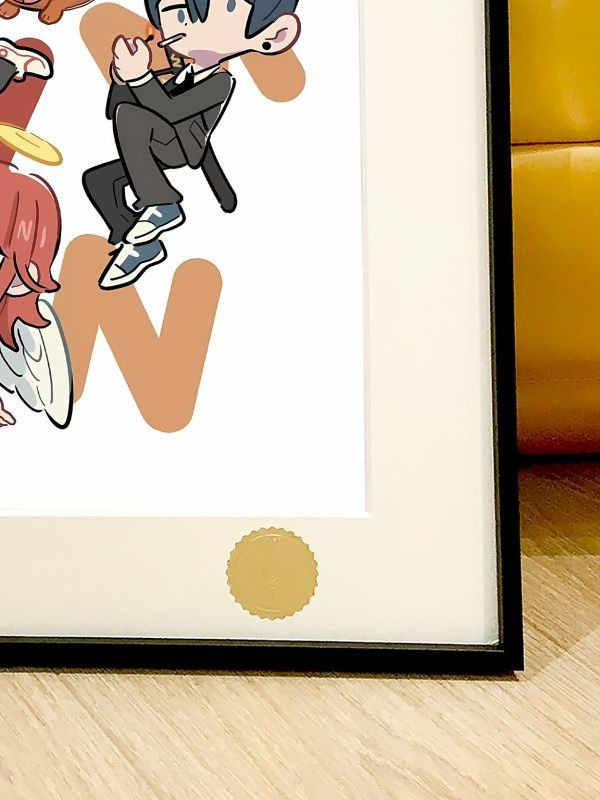 【海外代購】星空 《Q版電鋸人》蕾塞篇動漫裝飾畫 