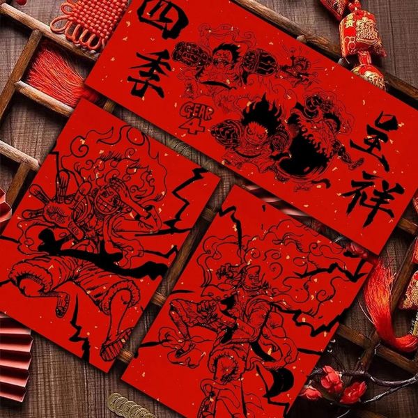 【海外代購】千鳥社 《海賊王春聯-馬年》 