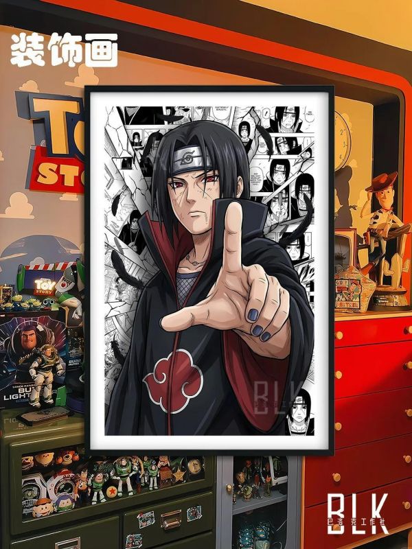 【海外代購】巴洛克 《漫格鼬》宇智波鼬Itachi火影忍者裝飾畫冰箱貼 