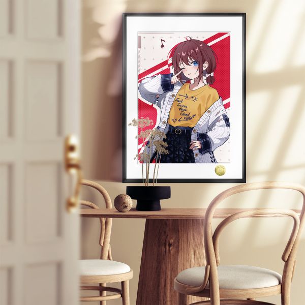 【海外代購】皇呱 《主唱井芹仁菜》少女樂團的吶喊樂團無刺有刺的主唱井芹仁菜週邊裝飾畫 午睡毯  地毯 