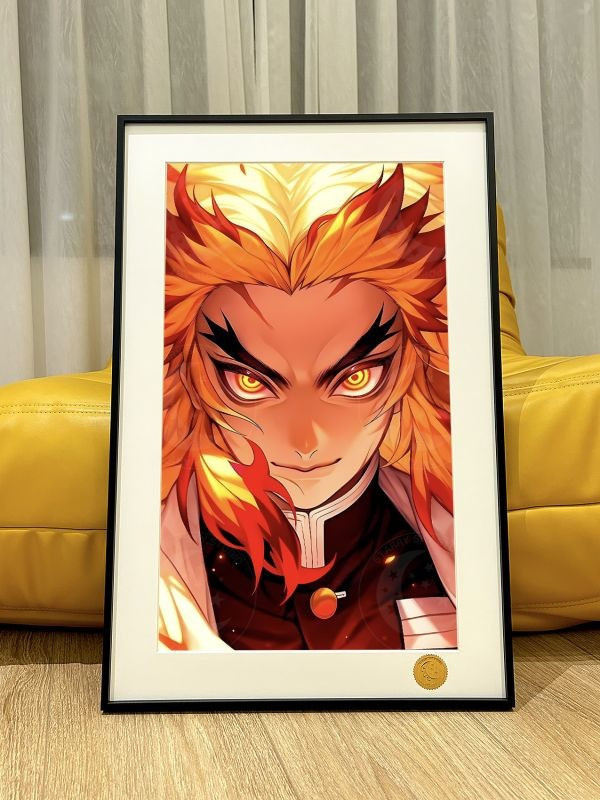 【海外代購】星空《帥氣炎柱》煉獄杏壽郎鬼滅之刃無限城篇裝飾畫 