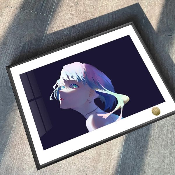 【海外代購】皇呱 《絕美側顏露西》賽博浪客裝飾畫 午睡毯 地毯 