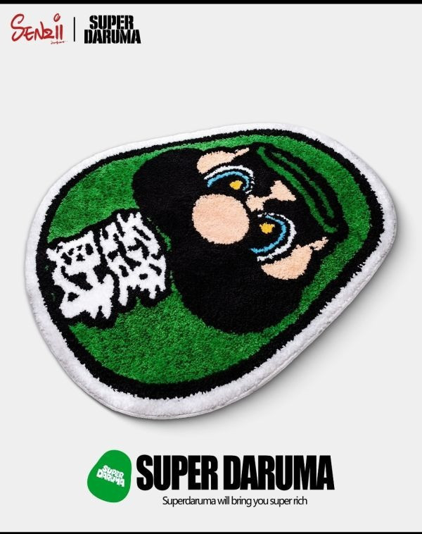 【海外代購】SENZII HOME 超級達摩 SuperDaruma 發財地毯 
